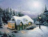 Famous Night Paintings - Silent Night